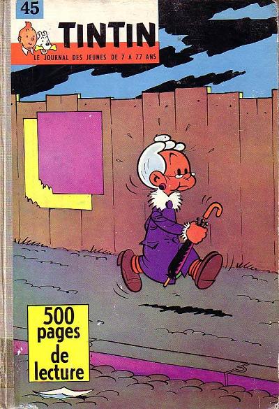 Couverture de l'album Tintin Tome 45 Tintin album du journal (n° 606 à 615)