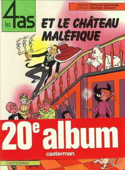 Couverture de l'album Les 4 as Tome 20 Les 4 as et le château maléfique