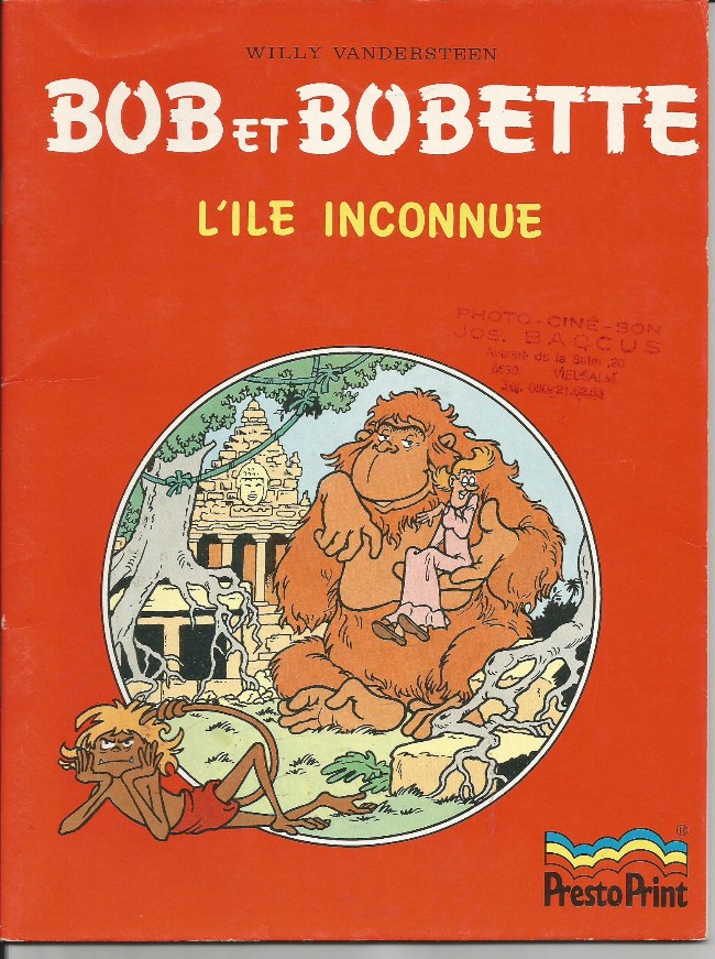 Couverture de l'album Bob et Bobette (Publicitaire) L'île inconnue