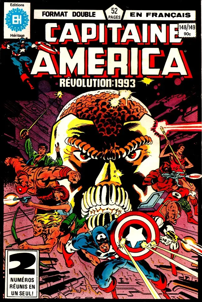 Couverture de l'album Capitaine America Tome 148 Dédales !