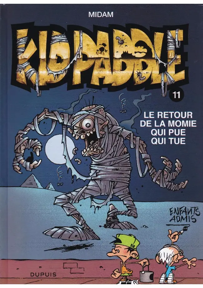 Couverture de l'album Kid Paddle Tome 11 Le retour de la momie qui pue qui tue
