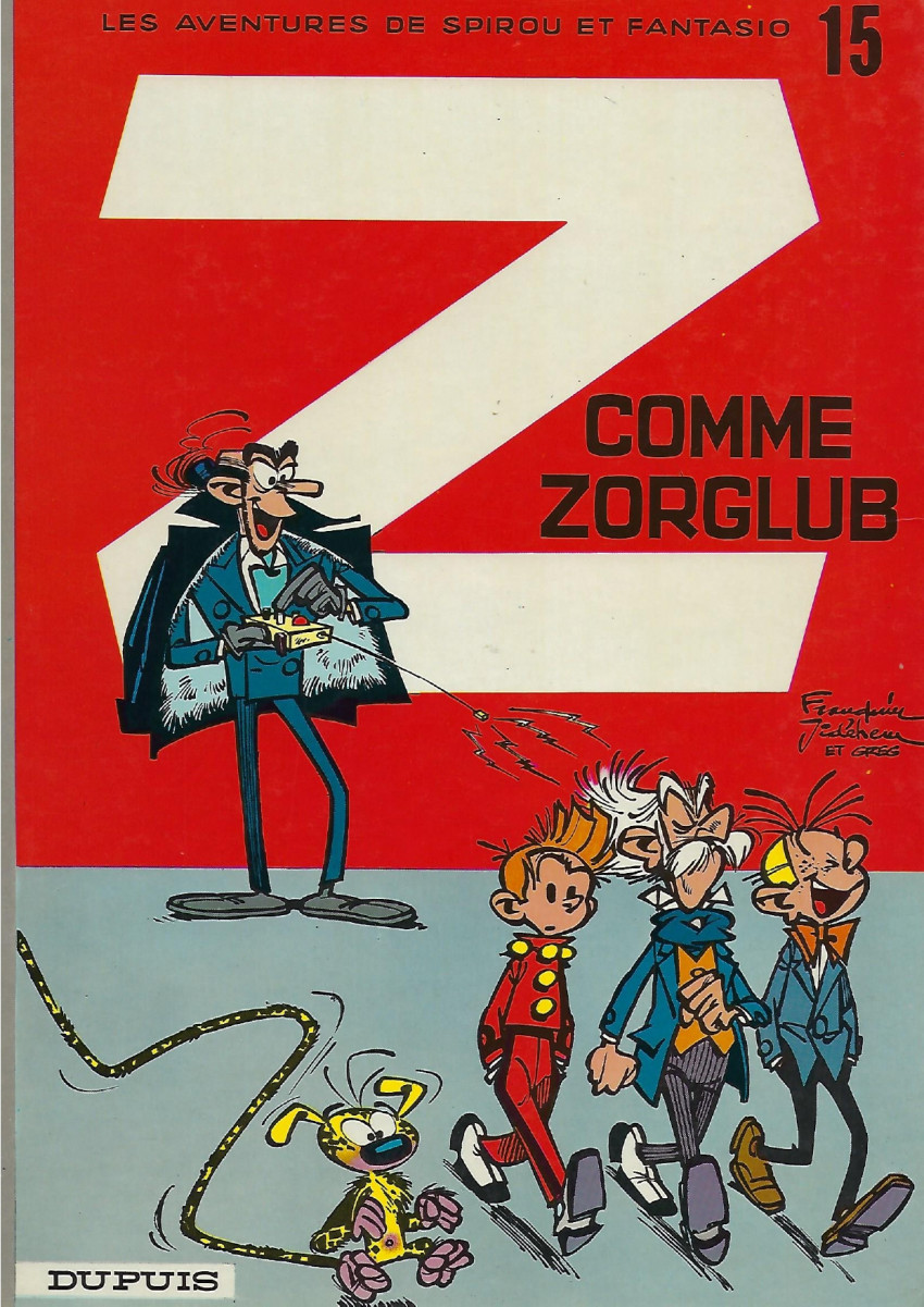 Couverture de l'album Spirou et Fantasio Tome 15 Z comme Zorglub