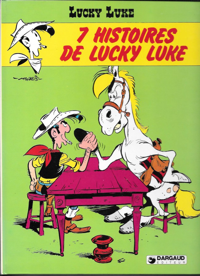 Couverture de l'album Lucky Luke Tome 42 7 histoires de Lucky Luke