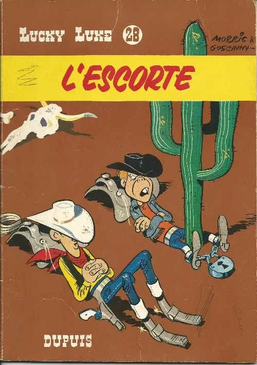 Couverture de l'album Lucky Luke Tome 28 l'escorte
