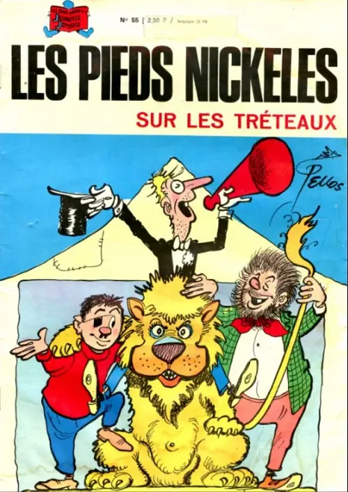 Couverture de l'album Les Pieds Nickelés Tome 55 Les pieds nickelés sur les tréteaux
