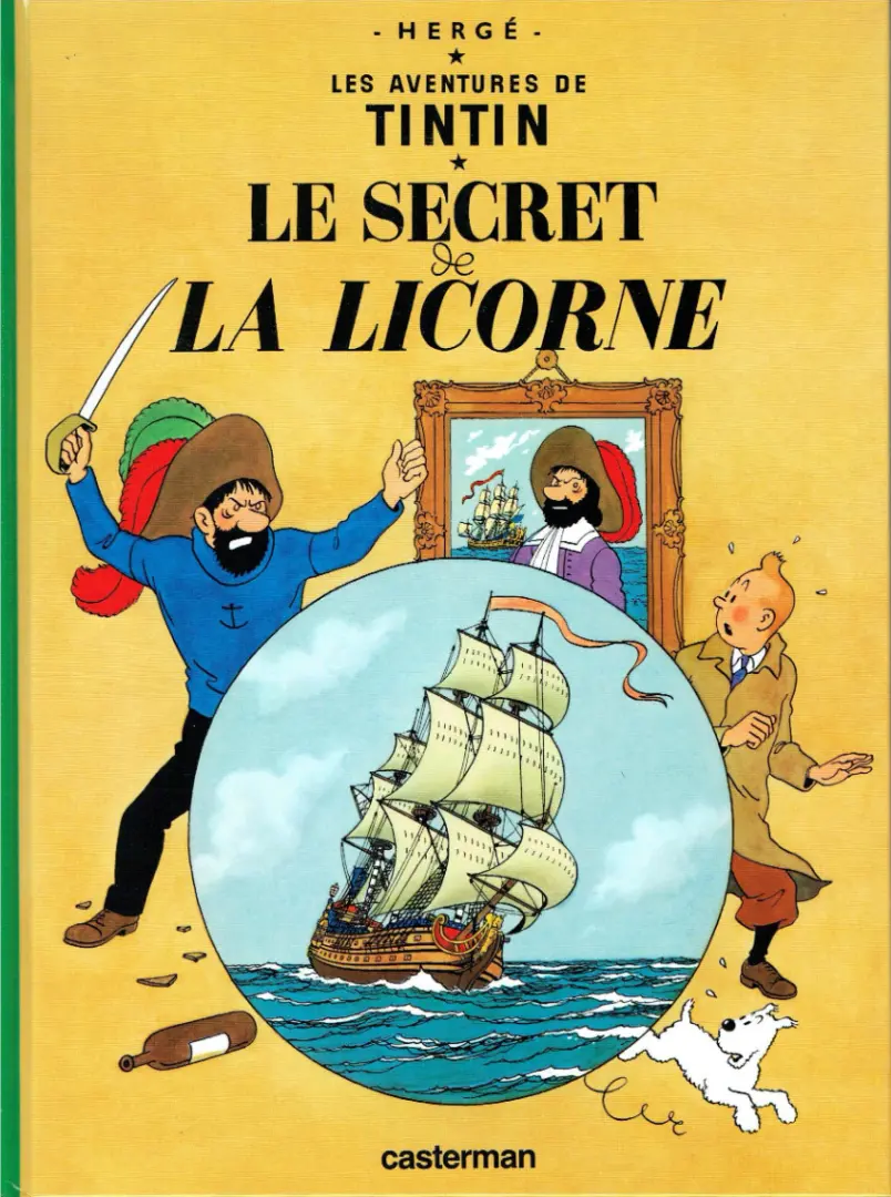 Couverture de l'album Tintin Tome 11 Le secret de la Licorne