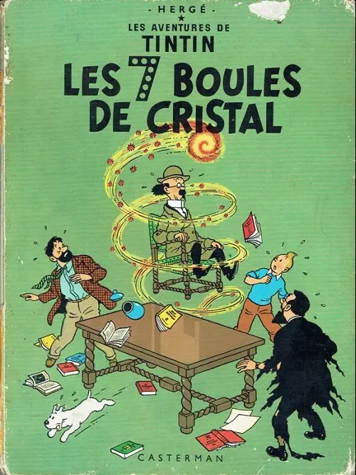 Couverture de l'album Tintin Tome 13 Les 7 boules de cristal