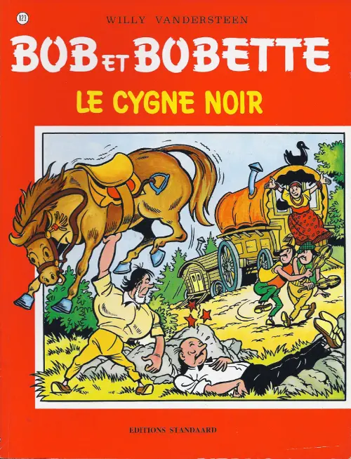 Couverture de l'album Bob et Bobette Tome 123 Le cygne noir