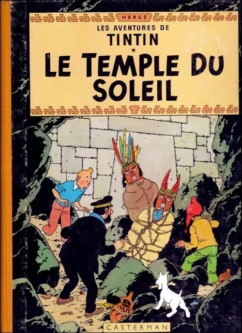 Couverture de l'album Tintin Tome 14 Le temple du soleil