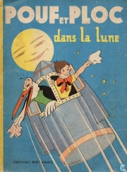 Couverture de l'album Pouf et Ploc Tome 4 Pouf et Ploc dans la Lune