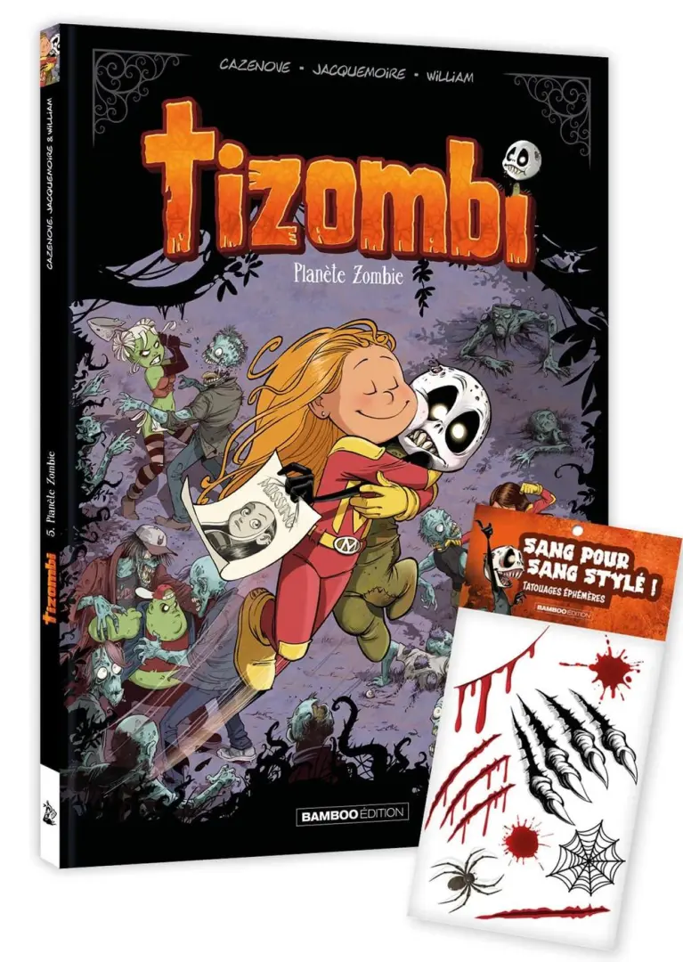 Couverture de l'album Tizombi Tome 5 Planète Zombie