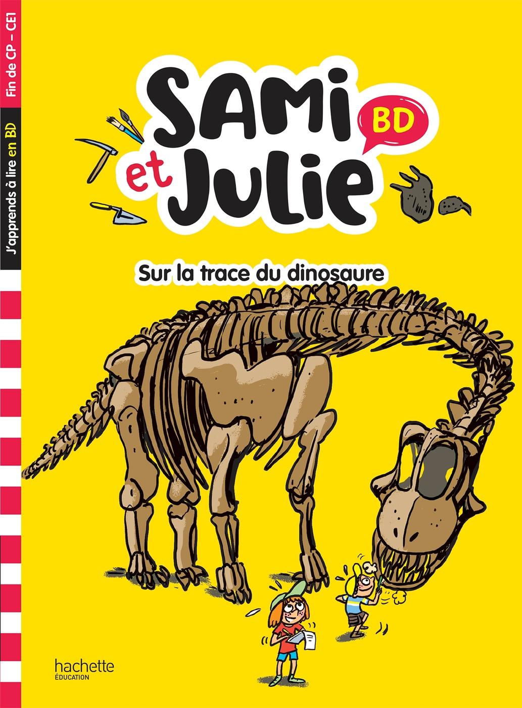 Couverture de l'album Sami et Julie Sur la trace du dinosaure