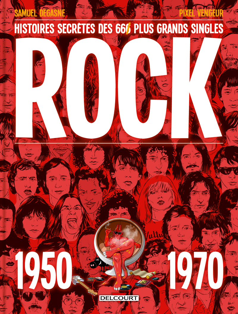 Couverture de l'album Rock Histoire secrète des 66 plus grands singles - 1950-1970