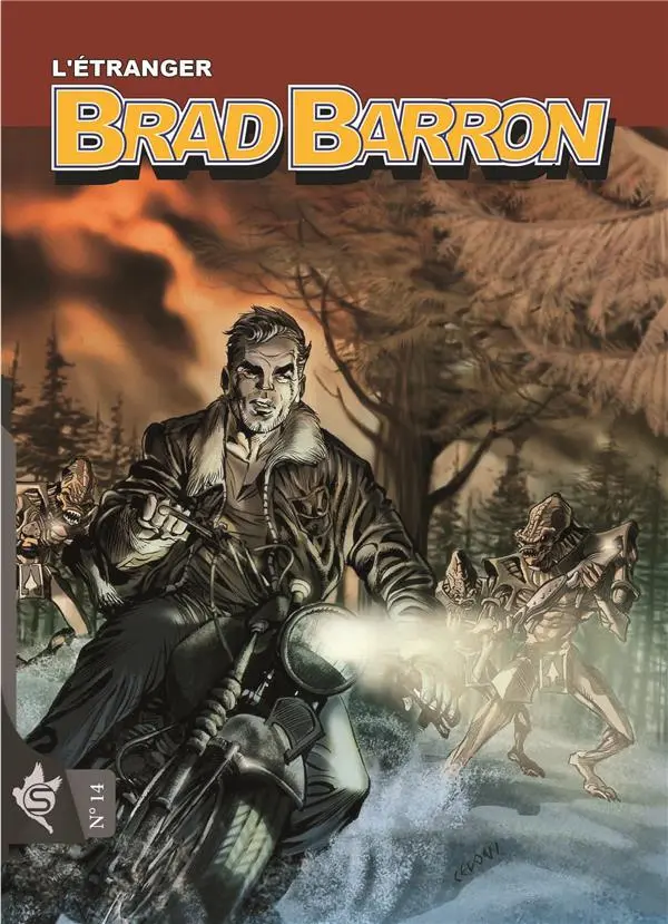 Couverture de l'album Brad Barron N° 14 L'Étranger