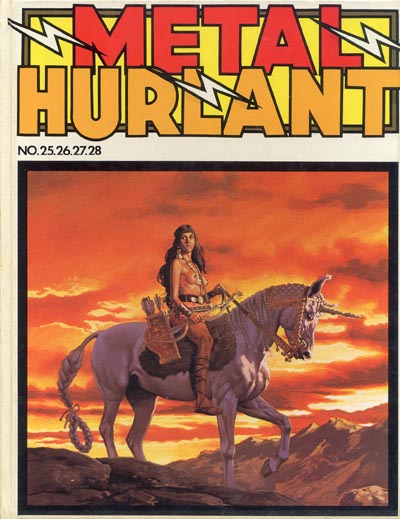 Couverture de l'album Métal Hurlant 7 Recueil des N° 25-26-27-28