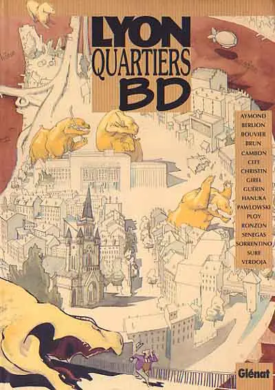 Couverture de l'album Lyon Quartiers BD