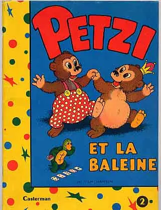 Couverture de l'album Petzi Tome 2 Petzi et la baleine