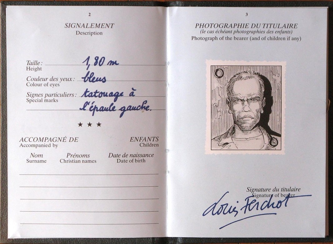 Planche de l'album Louis la Guigne Passeport