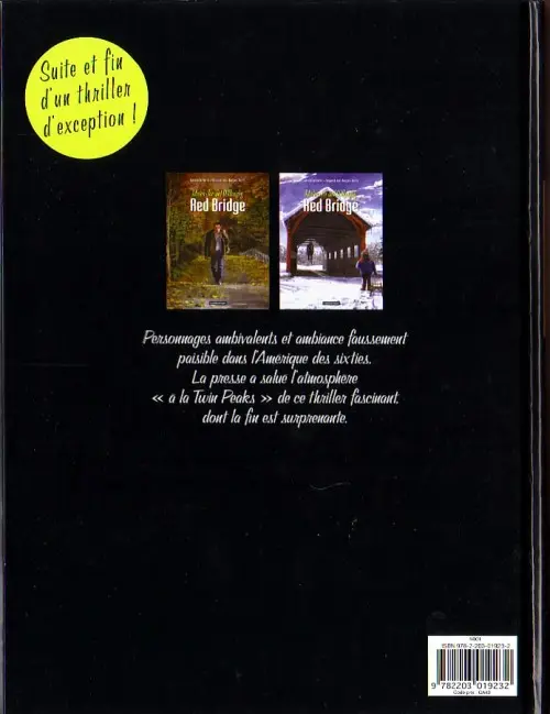 Verso de l'album Red Bridge Tome 2