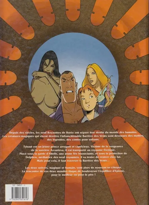 Verso de l'album Les Royaumes de Borée Tome 1 Par-delà les vents