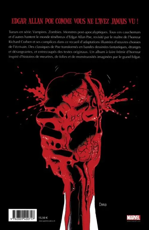 Verso de l'album L'Antre de l'horreur