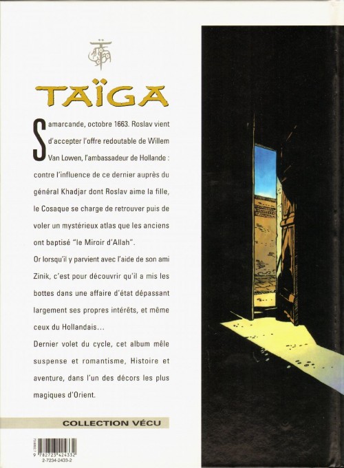 Verso de l'album Taïga Tome 3 Le miroir d'Allah