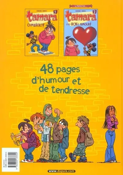 Verso de l'album Tamara Tome 1 Combien ?!