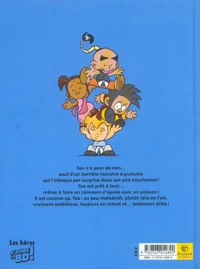 Verso de l'album Tao le petit samouraï Tome 1