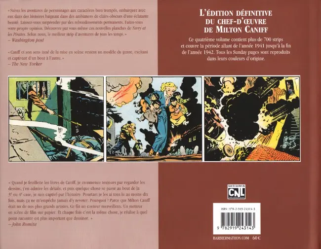 Verso de l'album Terry et les pirates (BDArtist(e)) Volume 4 1941 à 1942