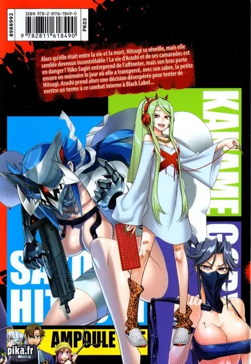 Verso de l'album Triage X 8