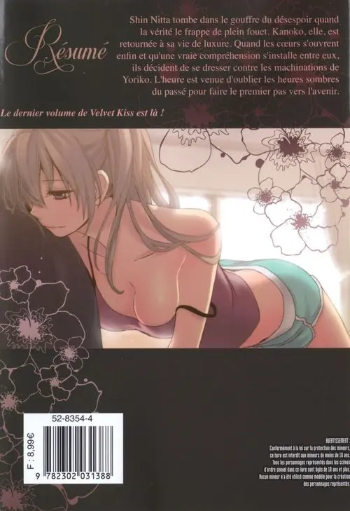 Verso de l'album Velvet Kiss 4