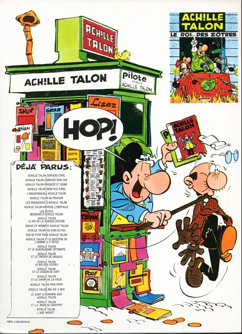 Verso de l'album Achille Talon Tome 9 Les petits desseins d'Achille Talon