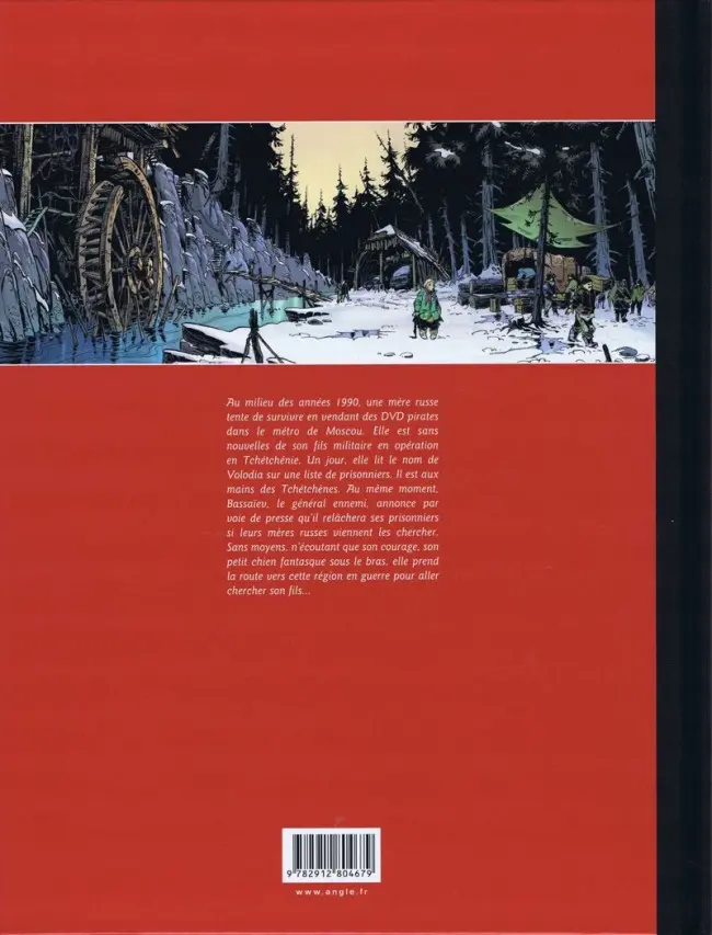 Verso de l'album Amère Russie Tome 1 Les Amazones de Bassaïev
