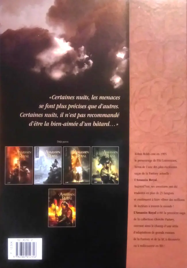 Verso de l'album L'Assassin Royal Tome 4 Molly