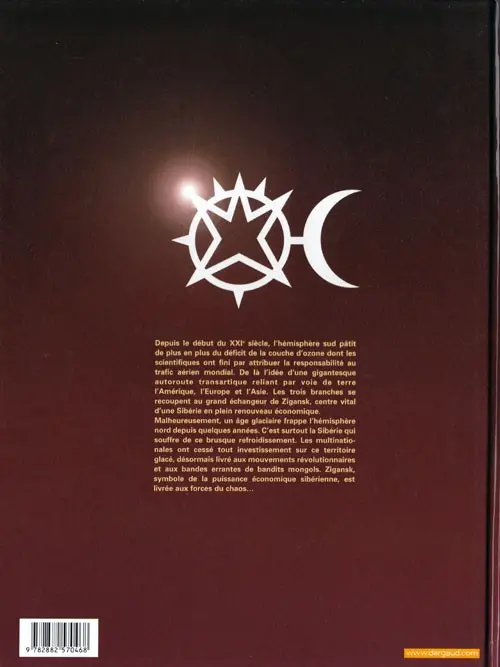 Verso de l'album Gipsy Tome 3 Le jour du Tsar