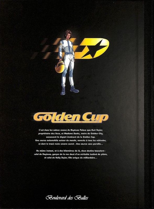 Verso de l'album Golden Cup Tome 1 Daytona