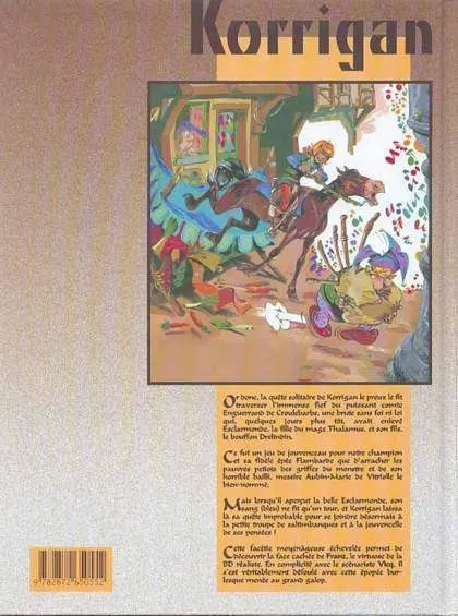 Verso de l'album Korrigan Tome 1 La fille de Thalamus