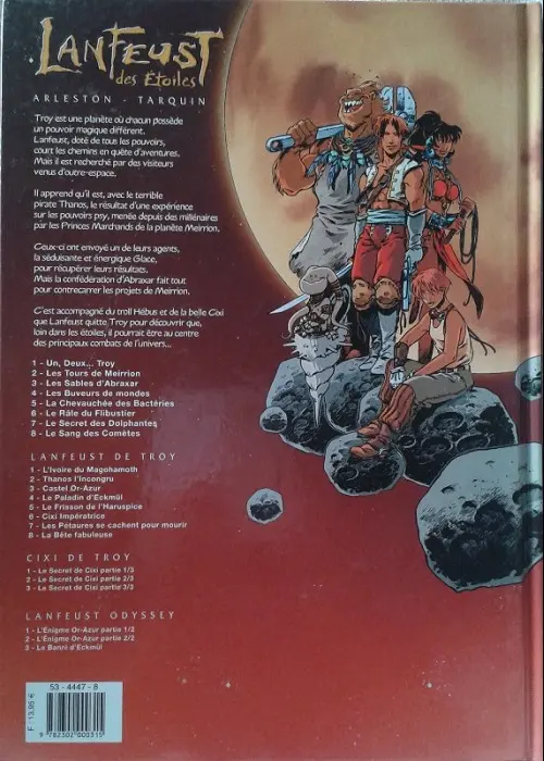 Verso de l'album Lanfeust des Étoiles Tome 7 Le secret des Dolphantes