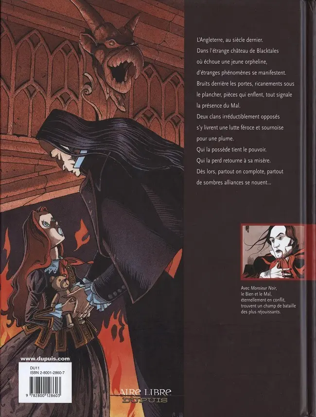 Verso de l'album Monsieur Noir Intégrale