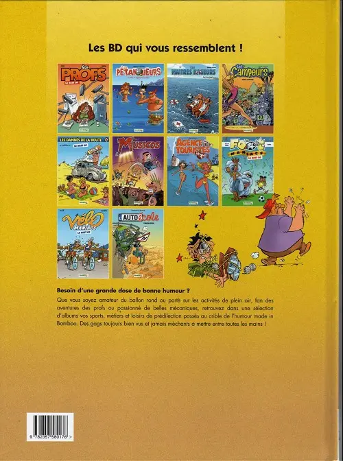 Verso de l'album Les Pétanqueurs Tome 4 Le ciel, le cagnard et la mer