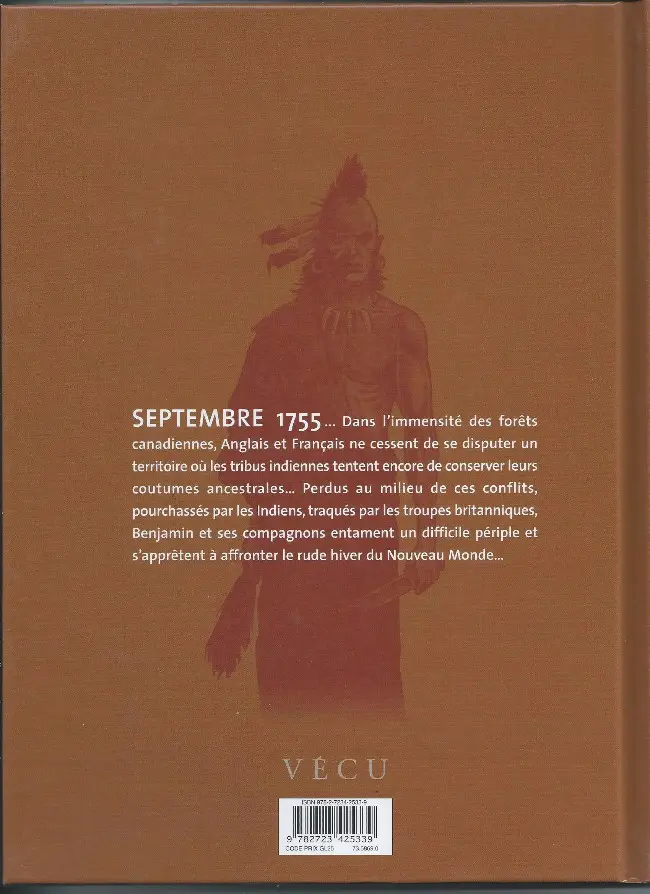 Verso de l'album Les Pionniers du Nouveau Monde Tome 2 Le grand dérangement