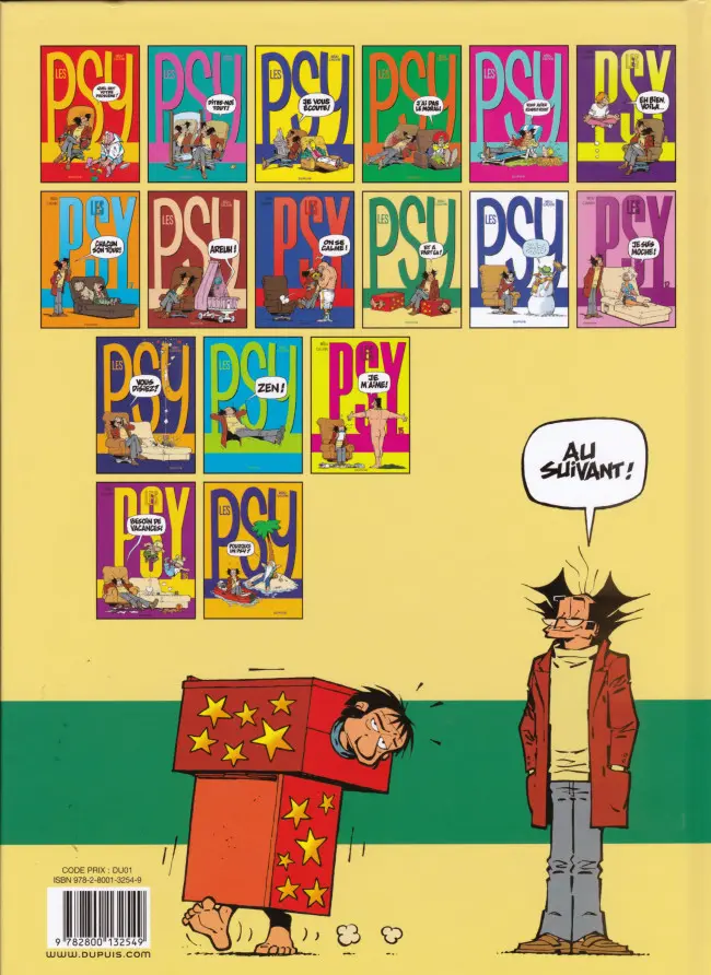 Verso de l'album Les Psy Tome 10 Et à part ça ?