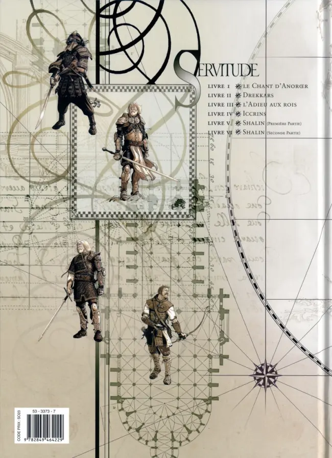 Verso de l'album Servitude Livre I Le Chant d'Anorœr