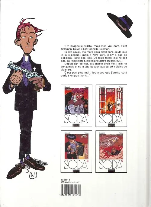 Verso de l'album Soda Tome 1 Un ange trépasse