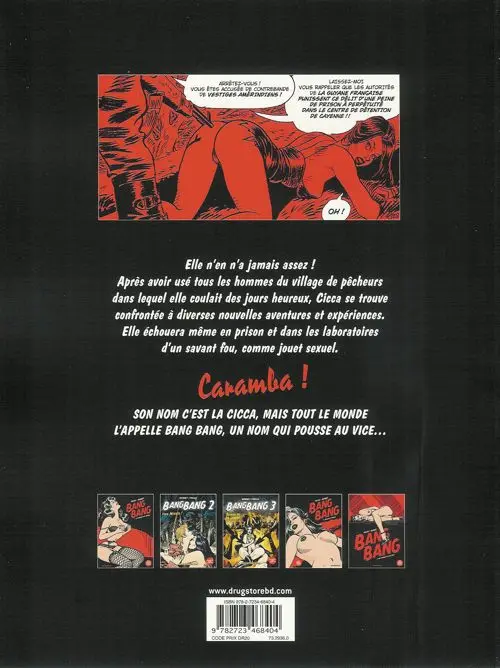 Verso de l'album Bang Bang Tome 4 Prison de femmes