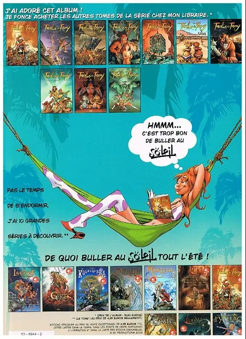 Verso de l'album Trolls de Troy Tome 1 Histoires trolles