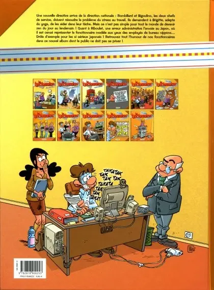 Verso de l'album Les Fonctionnaires Tome 11 Restons zen !