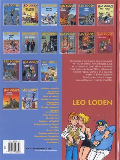 Verso de l'album Léo Loden Tome 17 Helico Pesto
