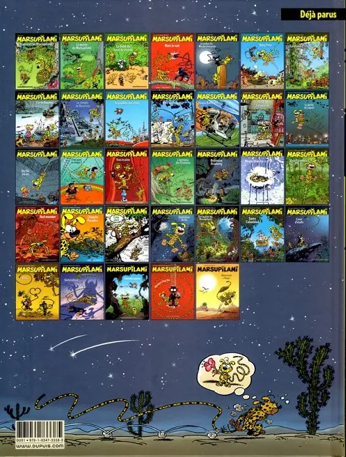 Verso de l'album Marsupilami Tome 32 Bienvenido a Bingo !