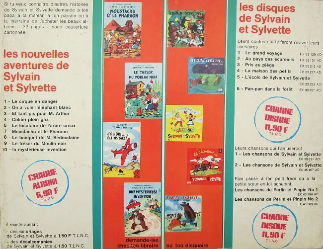 Verso de l'album Sylvain et Sylvette Tome 82 Le Secret de la cabane